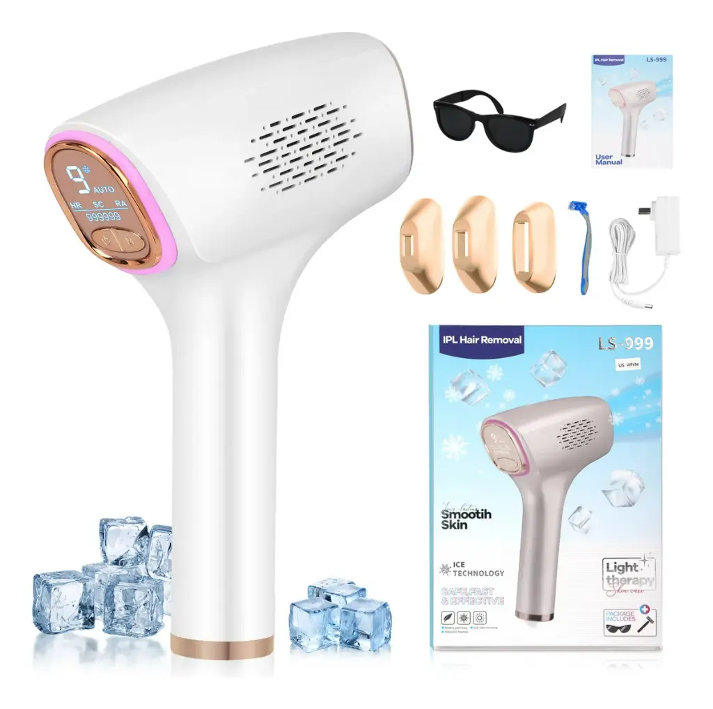 depiladora definitiva manual luz led 