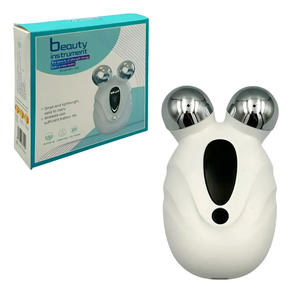 Masajeador facial con microcorrientes