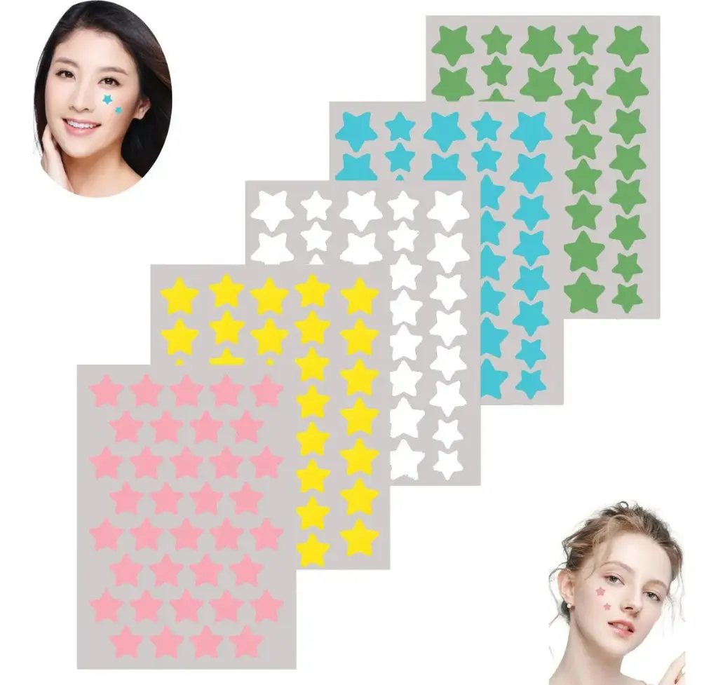 plancha de parches para acné estrellita