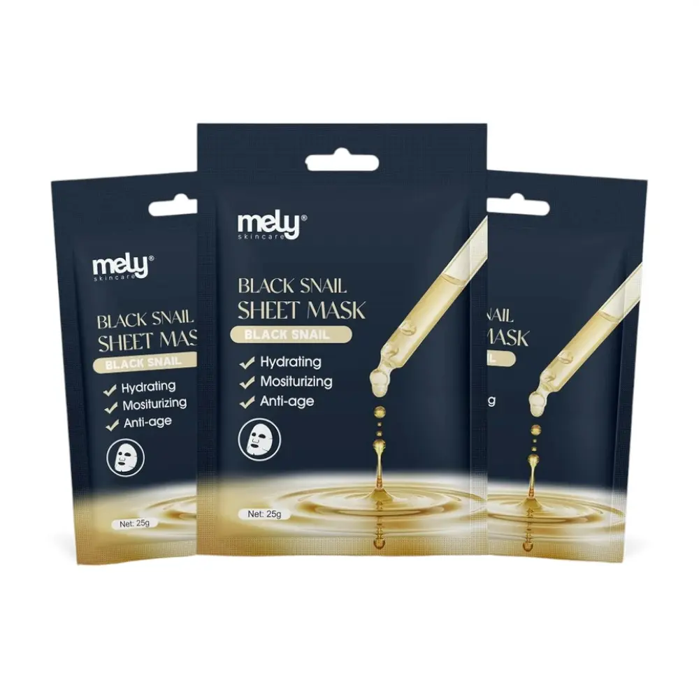 MASCARILLA FACIAL DE EXTRACTO DE CARACOL NEGRO MELY