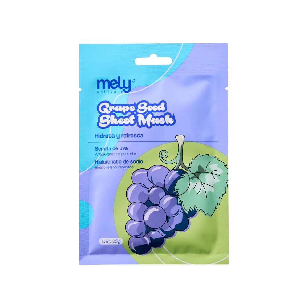 MASCARILLA FACIAL CON SEMILLA DE UVA ANTIOXIDANTE MELY