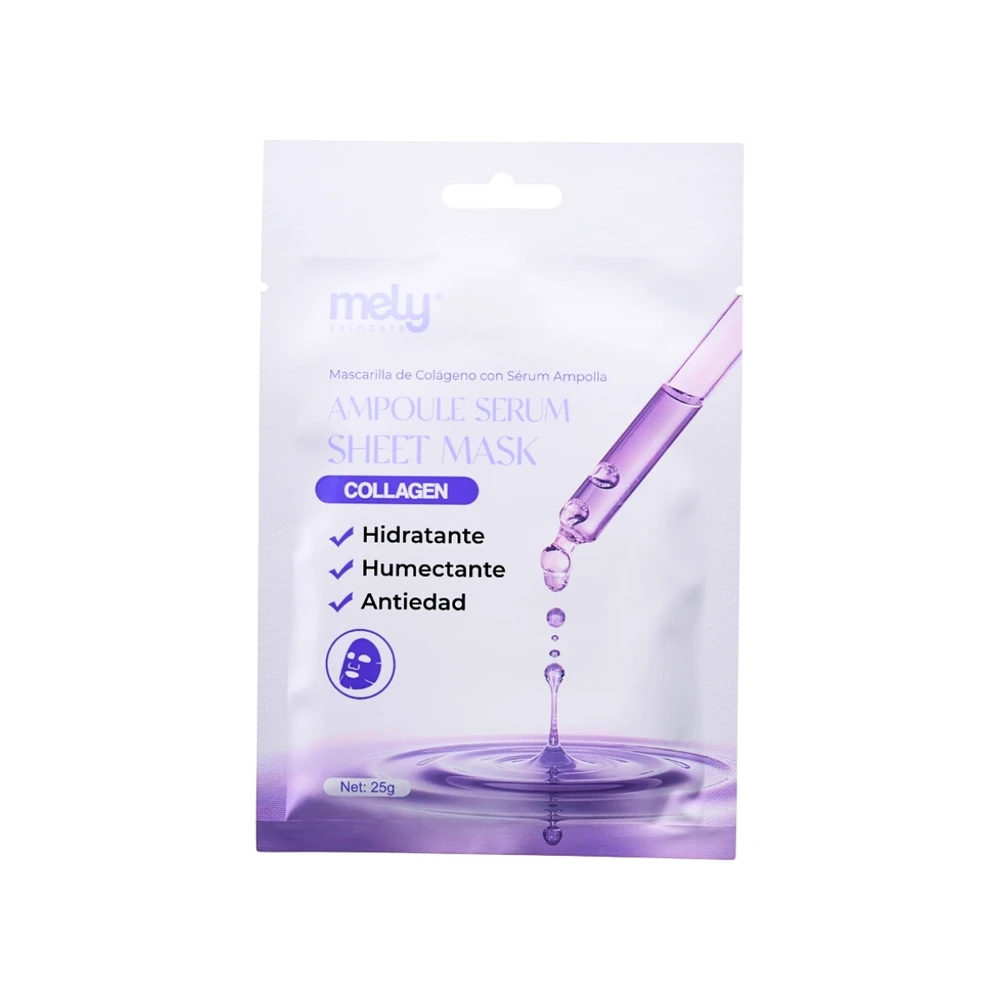 MASCARILLA DE COLÁGENO CON SÉRUM AMPOLLA MELY