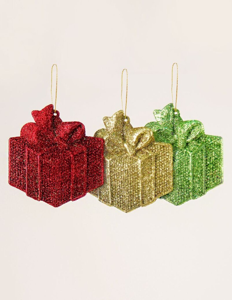 colgante c/purpurina navidad pcs*3