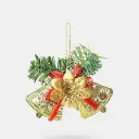 campana de navidad c/u