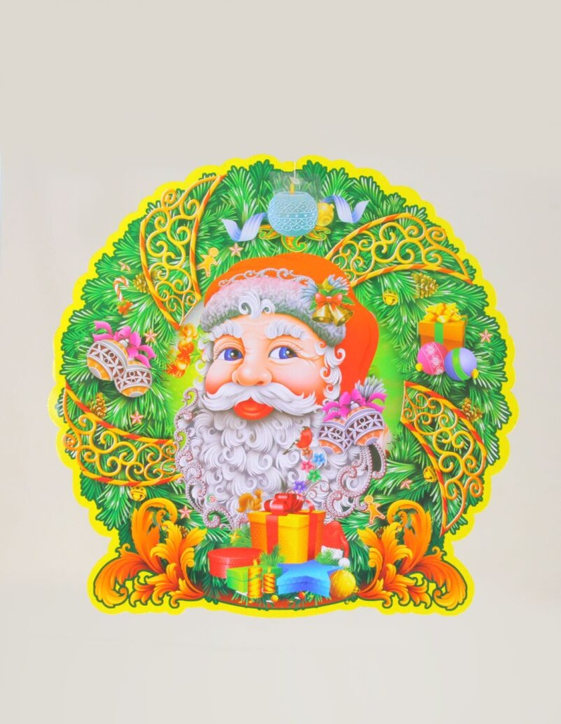 colgante papa noel navidad c/u