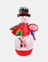 inflable muñeco de nieve 2m c/u