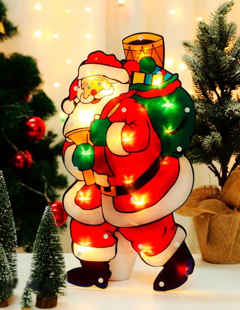 adorno navideño led c/u