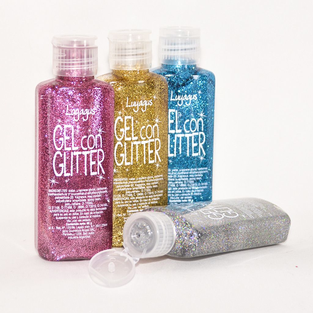 [PL-555123] Gel con glitter para rostro y cuerpo