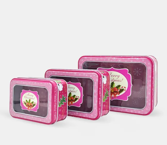 [PP-ED40063] LATA RECTANGULAR NAVIDEÑA PCS*3