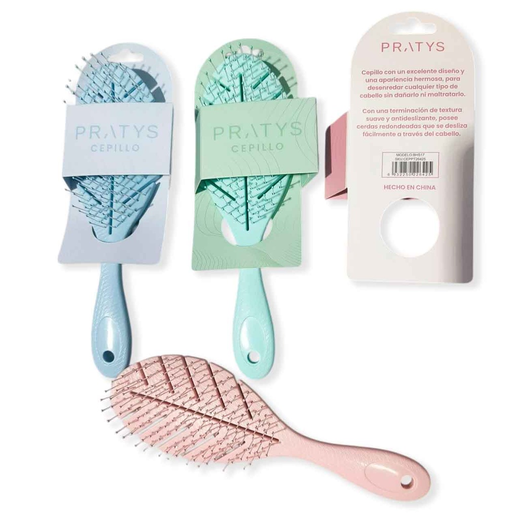 [PM-BHS17] CEPILLO DE PELO DESENREDANTE___Pack X3