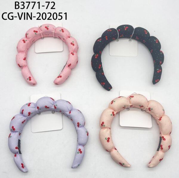 [PG-B3771-72] vincha para skin care cerezas