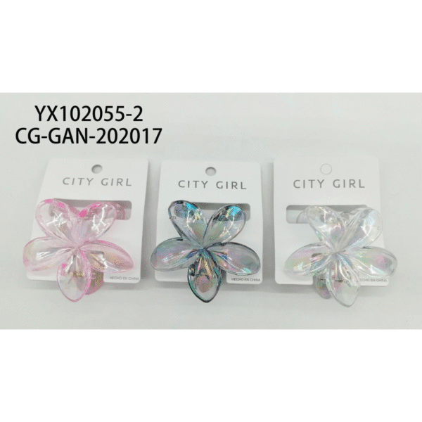 [PG-YX102055-2] broche de pelo flor tornasol