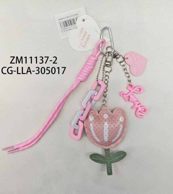 llavero charm tulipan