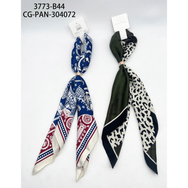 pañuelo de seda estampado
