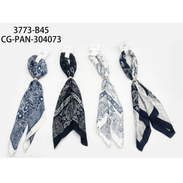 pañuelo de seda estampado