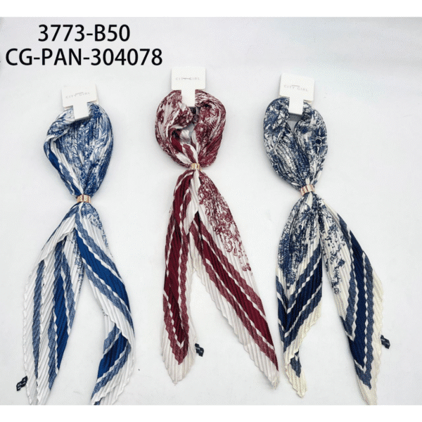 pañuelo de seda estampado