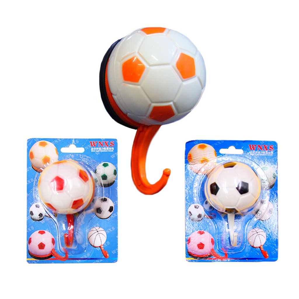 gancho con sopapa pelota c/u