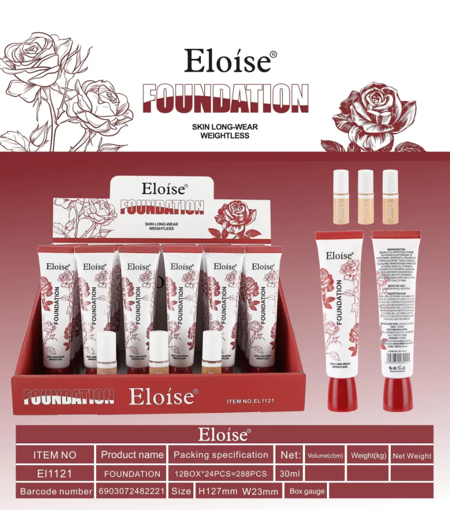 [PL-EL1121] Base de maquillaje ROSAS (Unidad)