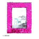 portaretrato con lentejuelas c/u