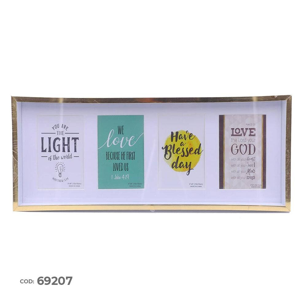 [PP-69207] portaretrato 4 fotos 51*20.8 c/u