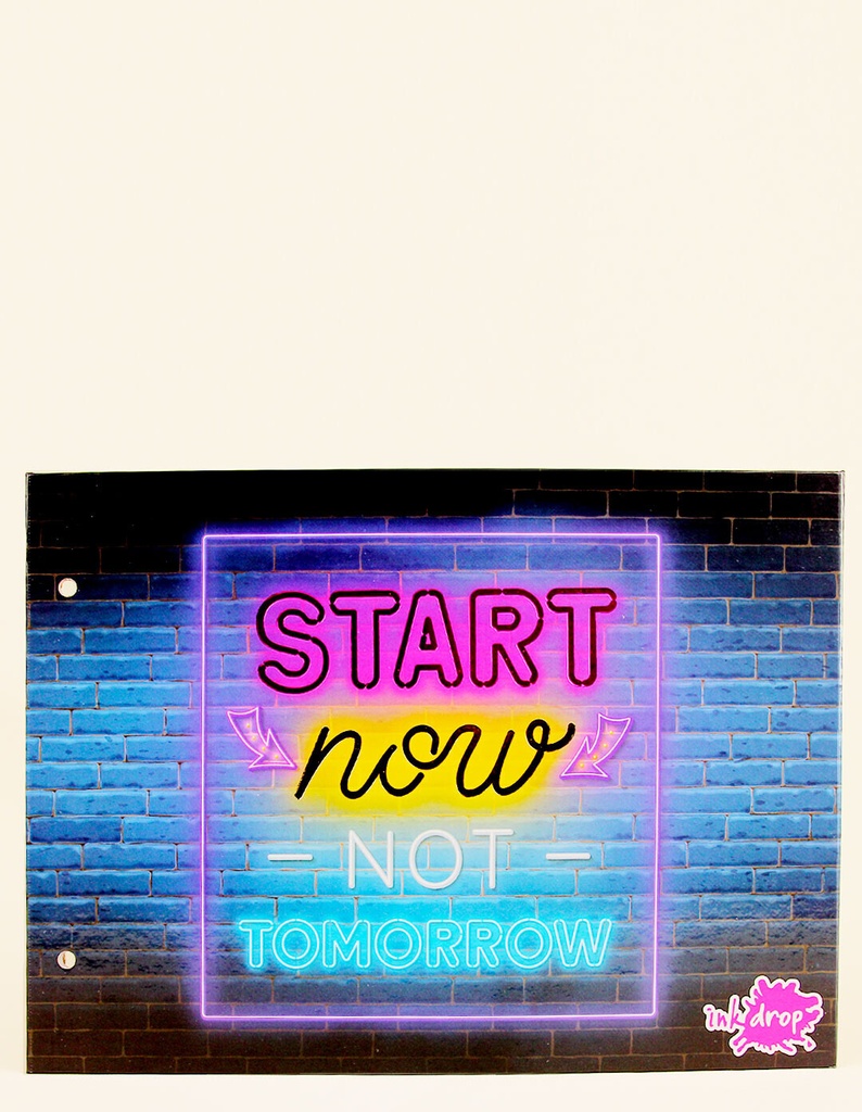 carpeta n°5 neon c/u