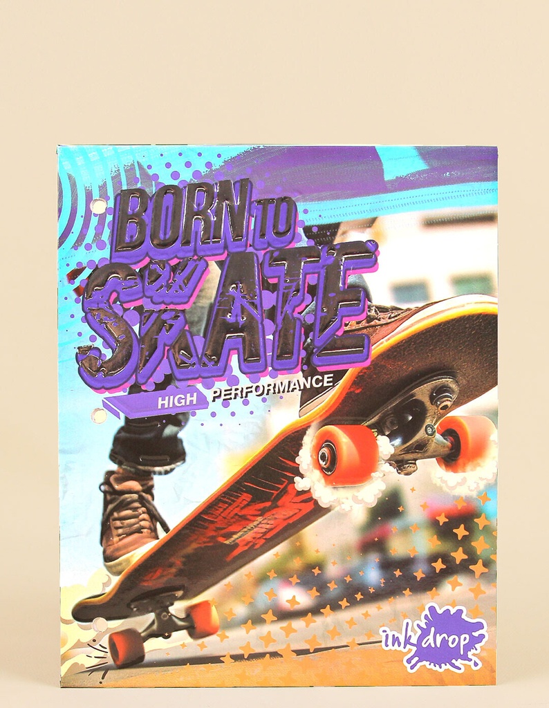 carpeta n°3 skate c/u