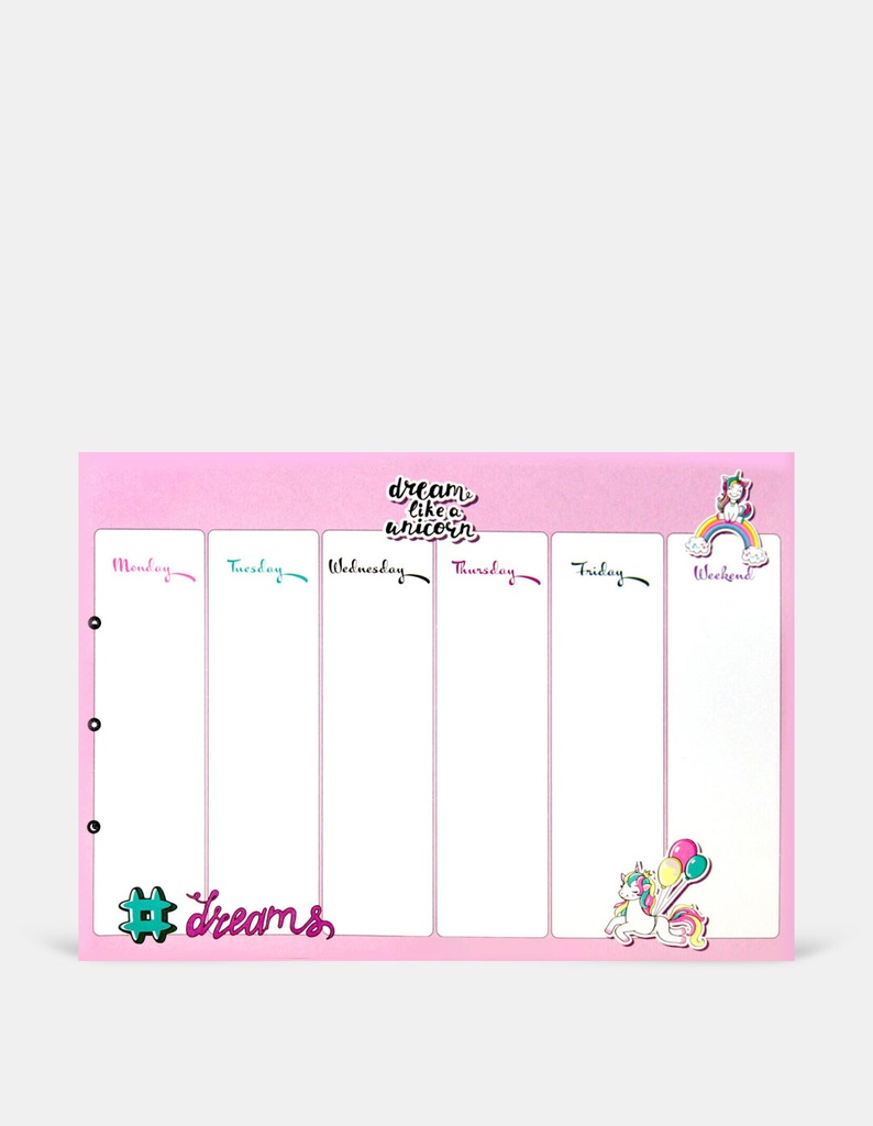 planificador semanal c/u