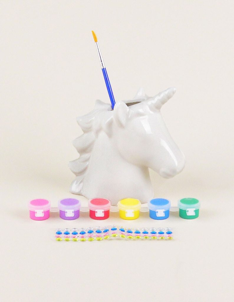 portalapices ceramica unicornio 12*11*6 c/u