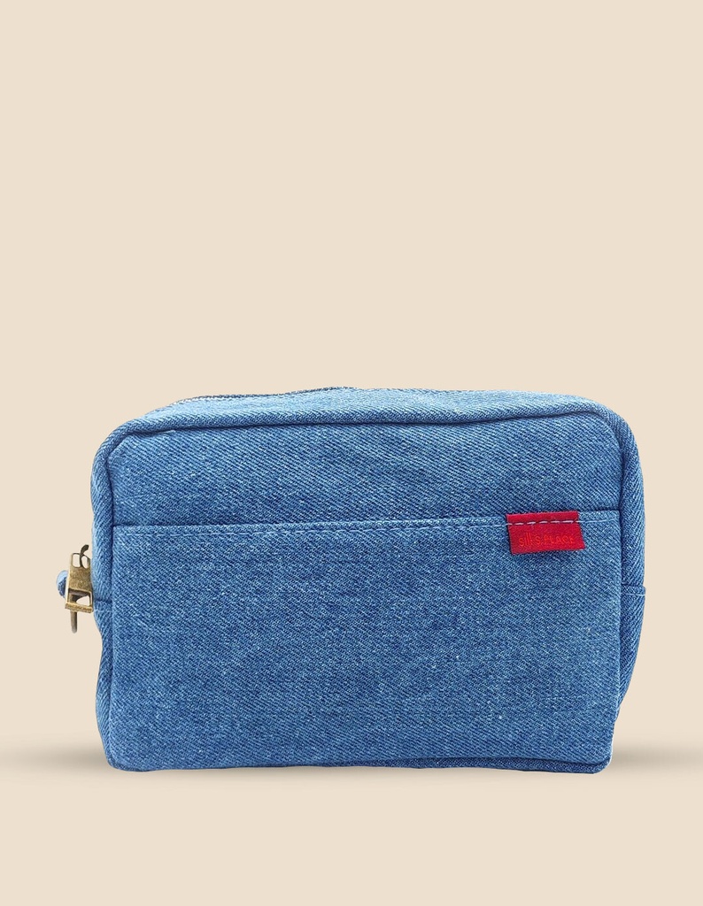 cartuchera de jeans 18*4*12 c/u