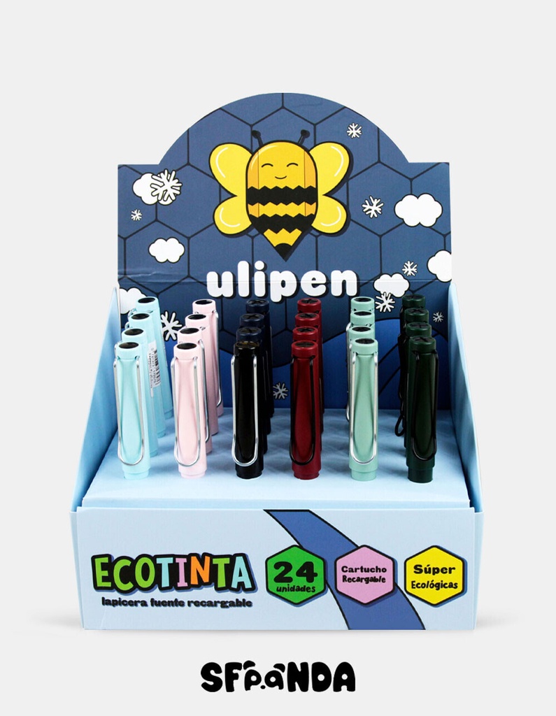 boligrafo de pluma___Pack X24