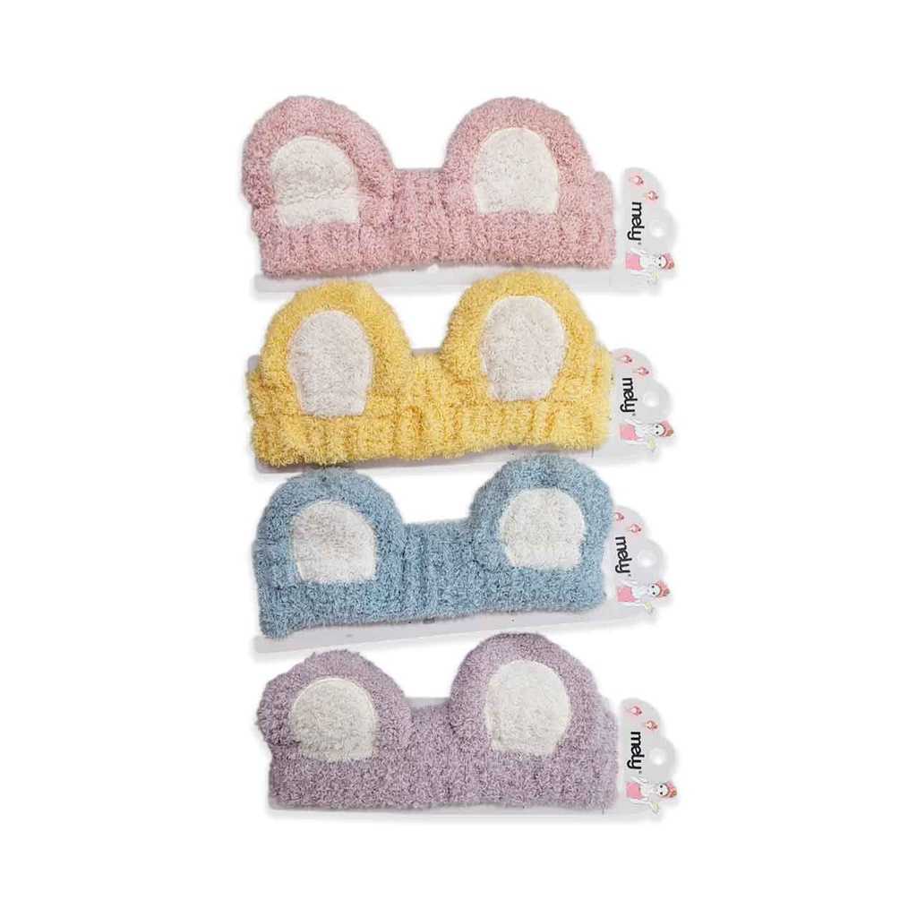 [PM-LHW-S19] VINCHA ELÁSTICA PARA MAQUILLAJE OREJITAS