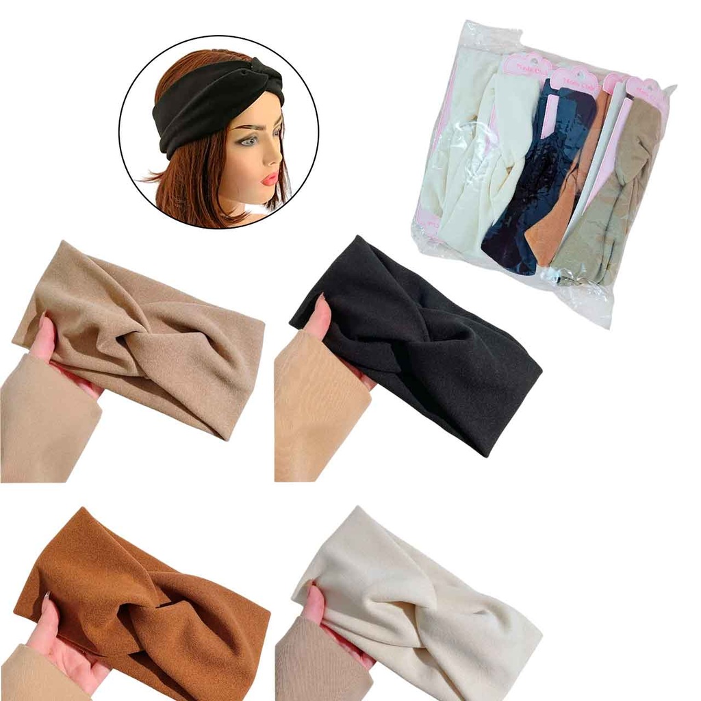 [PM-UT524017] VINCHA ANCHA COLORES TIERRA