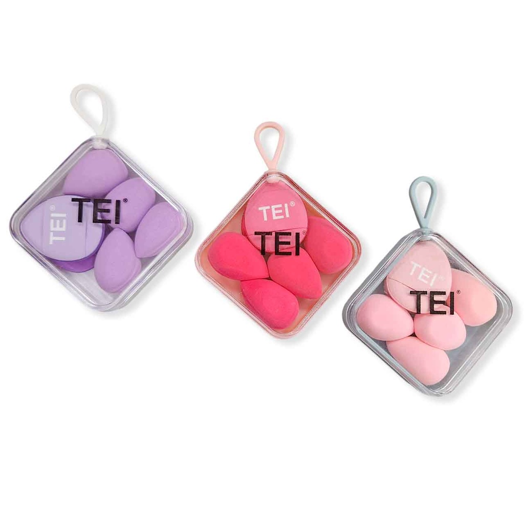 [PM-FP-2628-28] CAJITA X6 MINI ESPONJAS DE MAQUILLAJE TEI