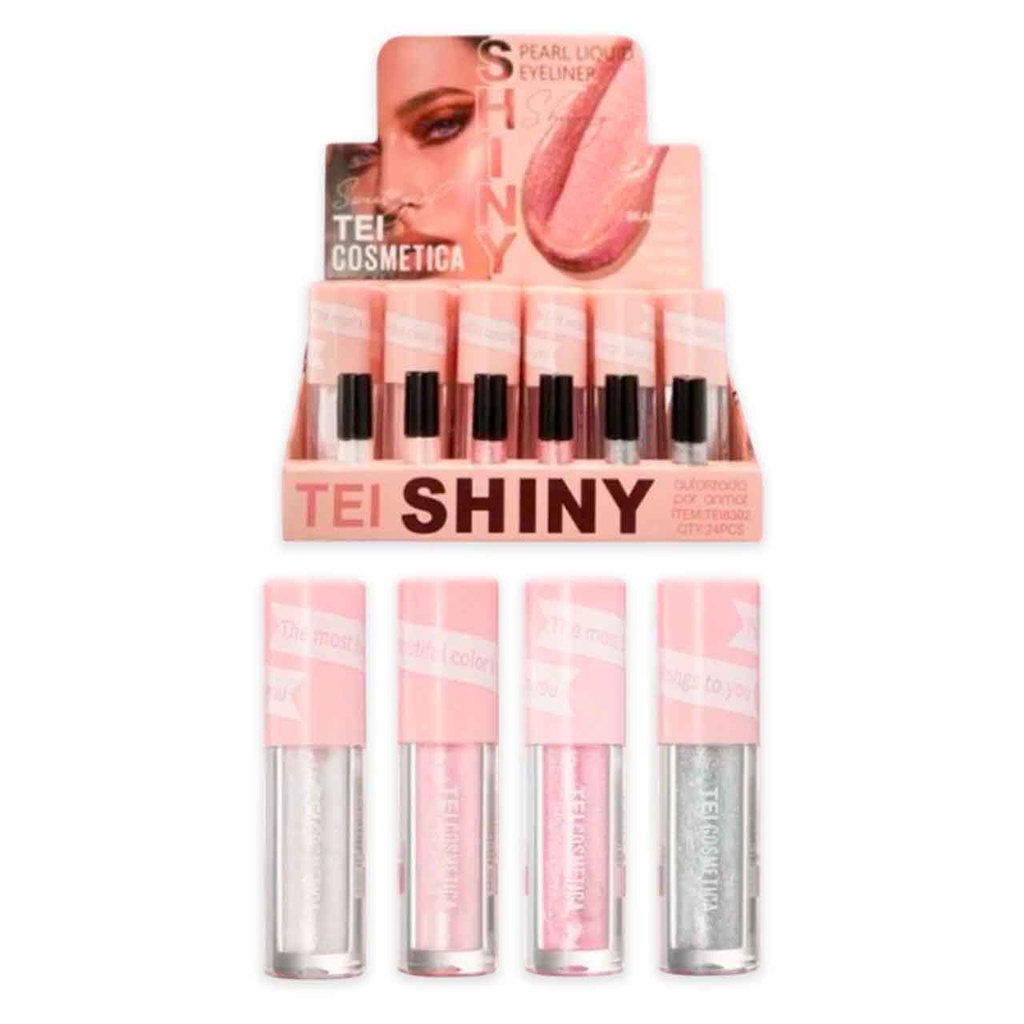 DELINEADOR LÍQUIDO CON GLITTER TEI