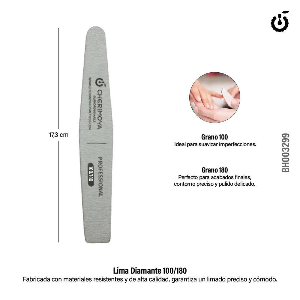 Lima 100/180 Diamante Cherimoya ___ PACK X25