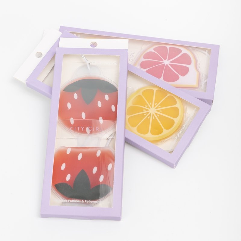 [PG-DZ-848] antifaz forma de frutas en gel para ojos