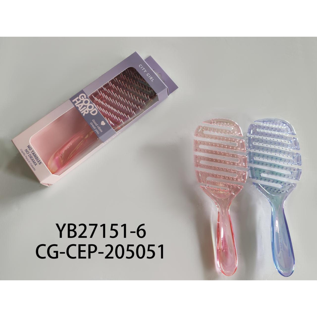 [PG-YB27151-6] cepillo de pelo ovalado