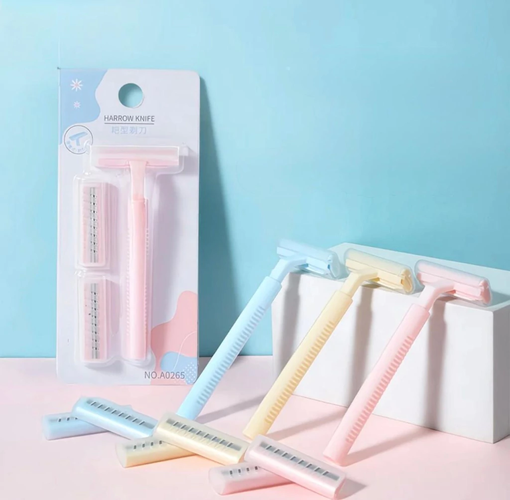 [PL-101292] depiladora manual con dos respuestos pastel