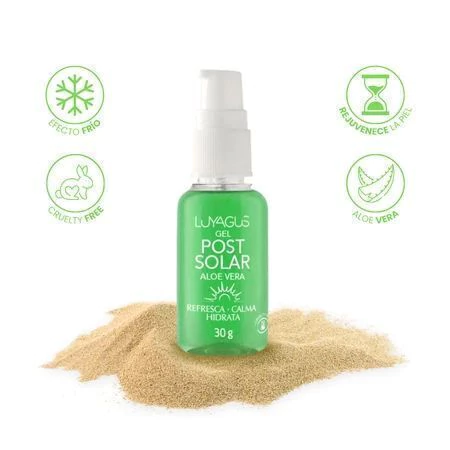 gel post solar aloe vera 100grs luyagus