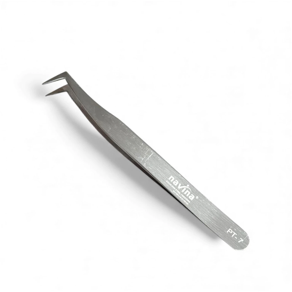 pinza L plateada navina PT-7