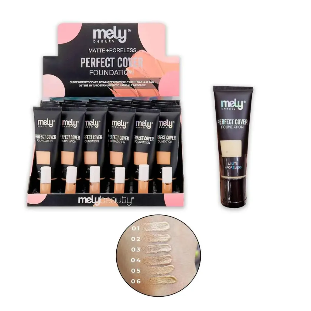 [PM-MY809018] base líquida Mely Perfect Cover (Unidad)