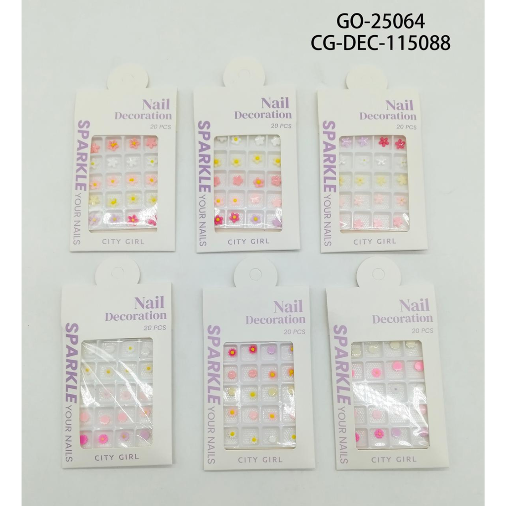 decoración para uñas flores