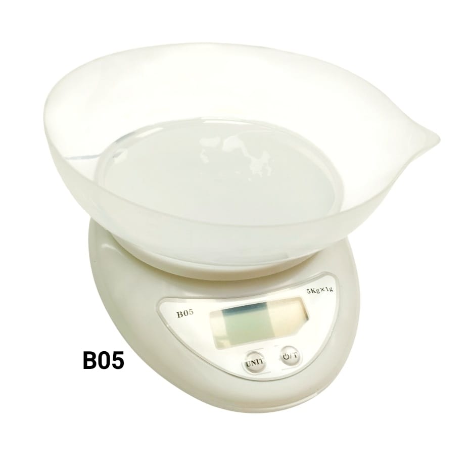 balanza con recipiente