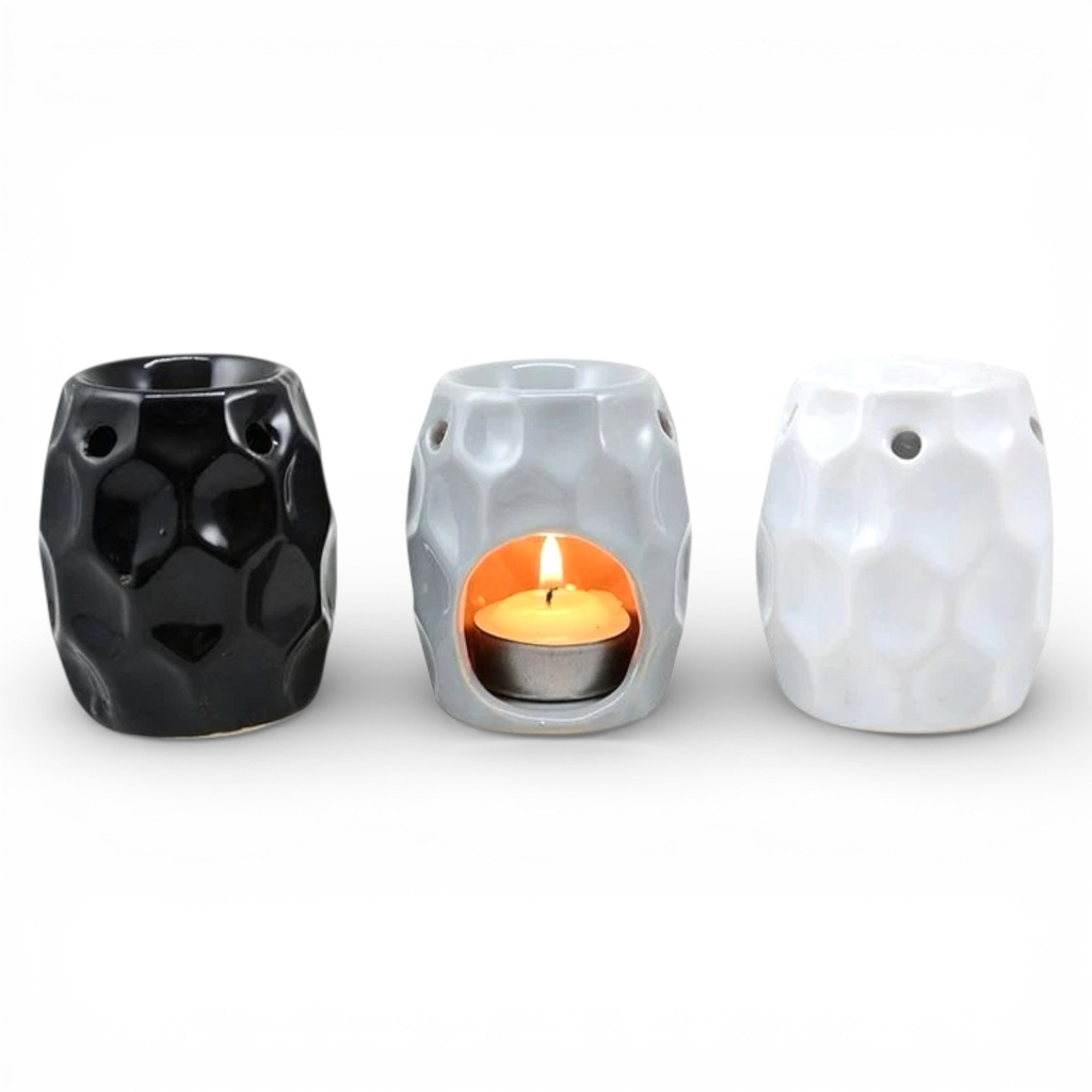 [PM-701W] hornillo relieve hexagonal iluminarte 7.5cm