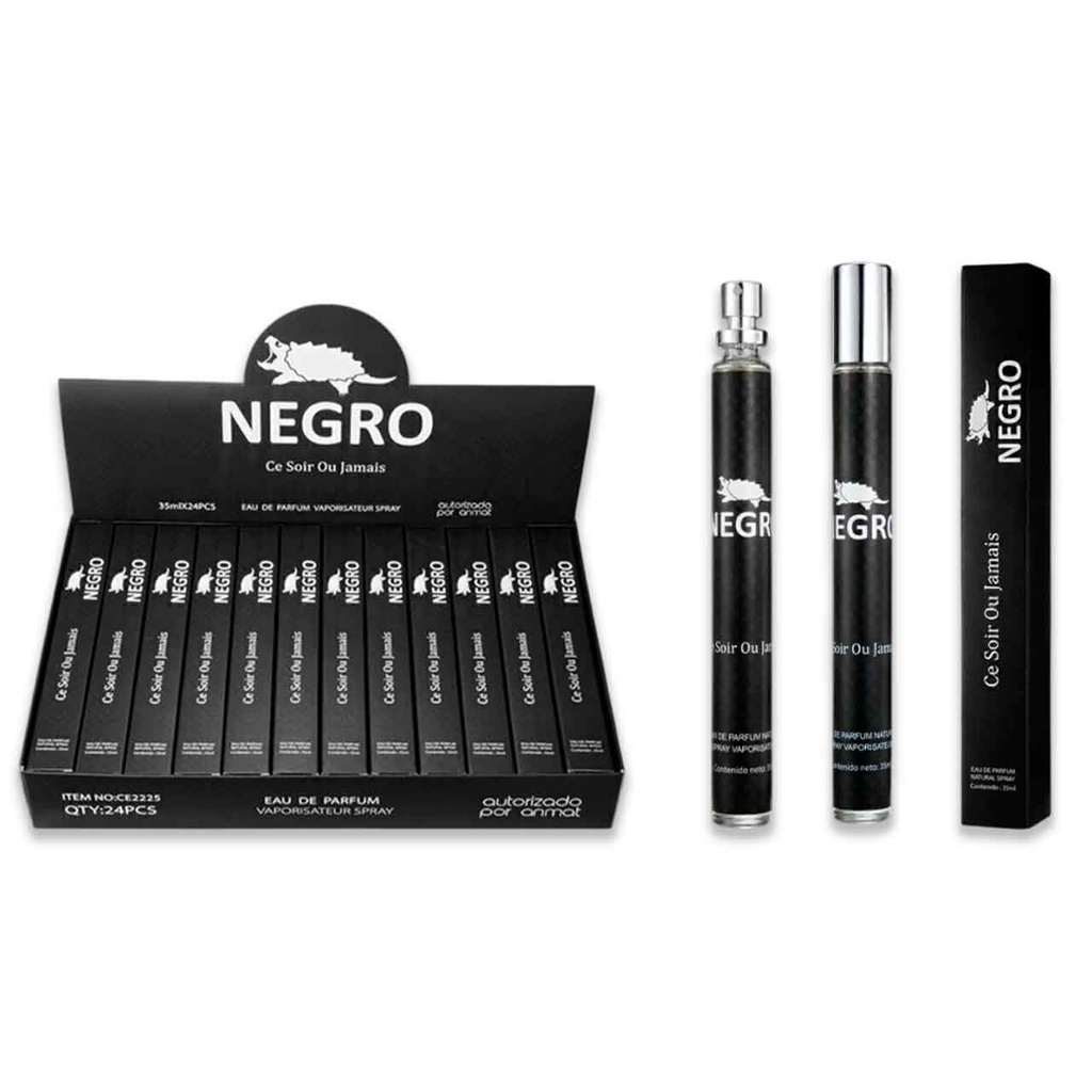 [PM-CE2225] perfume masculino negro 35ml