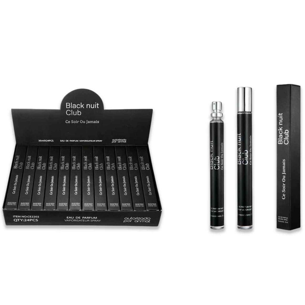 perfume masculino black nuit club 35ml