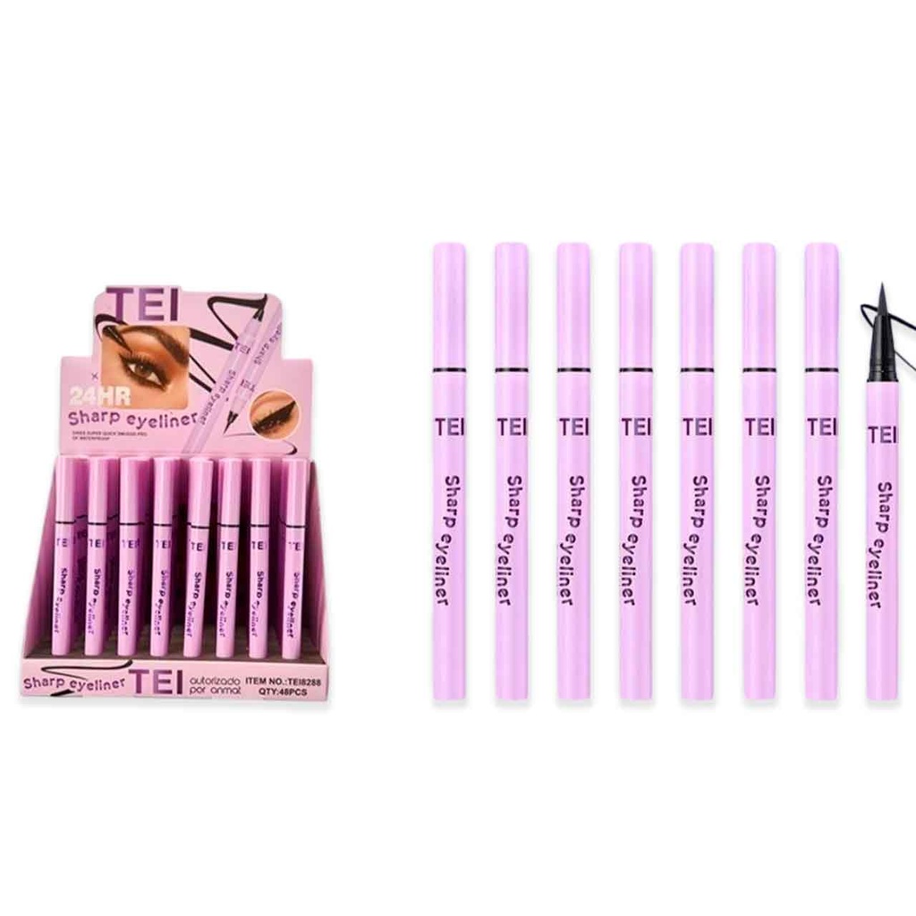 delineador en fibra envase lila tei