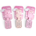 cepillo plegable con espejo moños