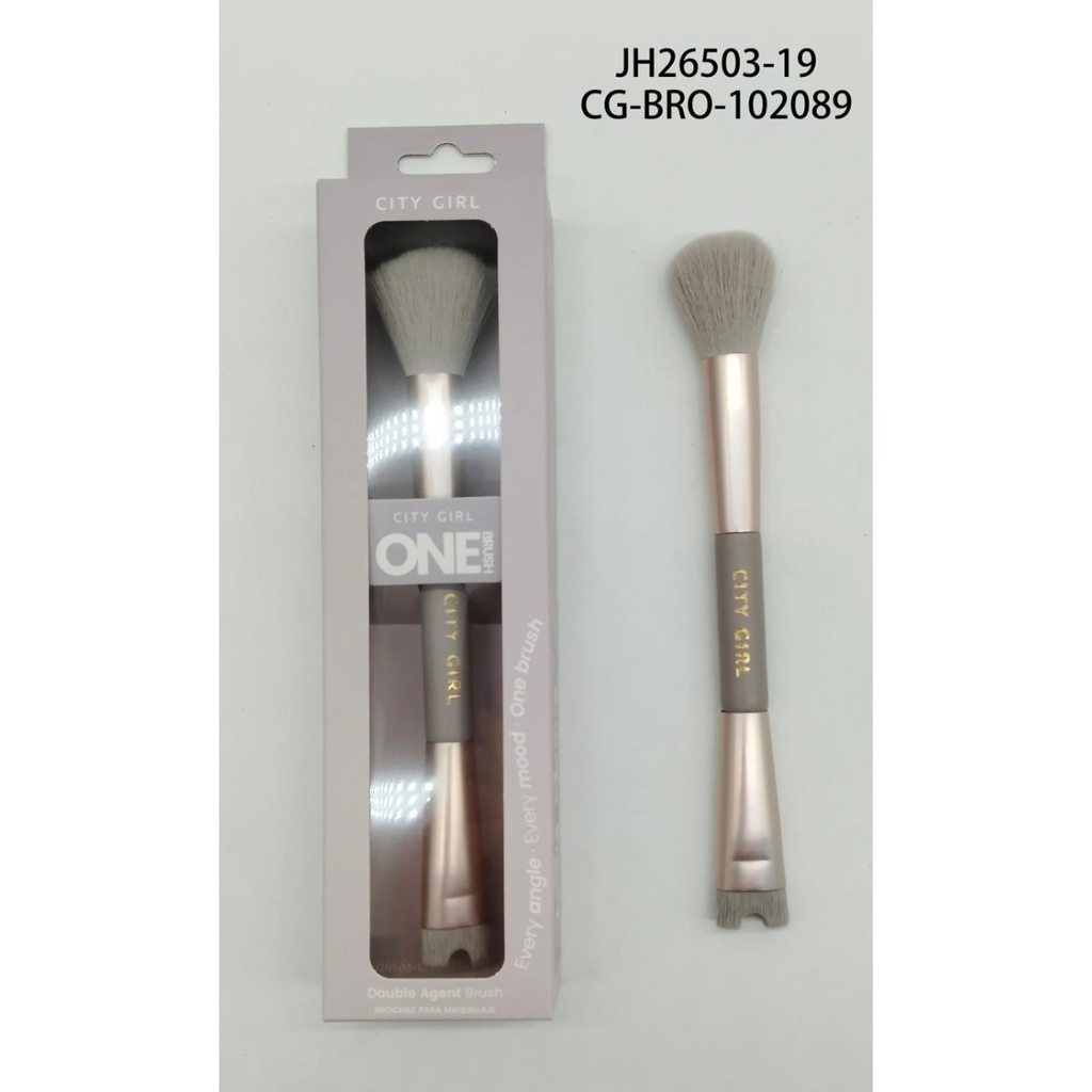 brocha duo para contorno y polvo