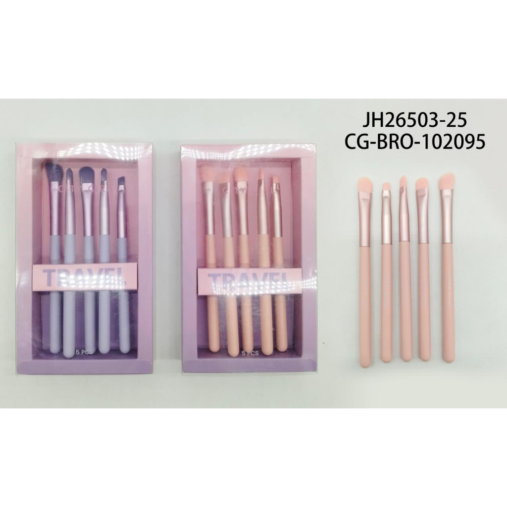 set de brochas para maquillaje 5pcs